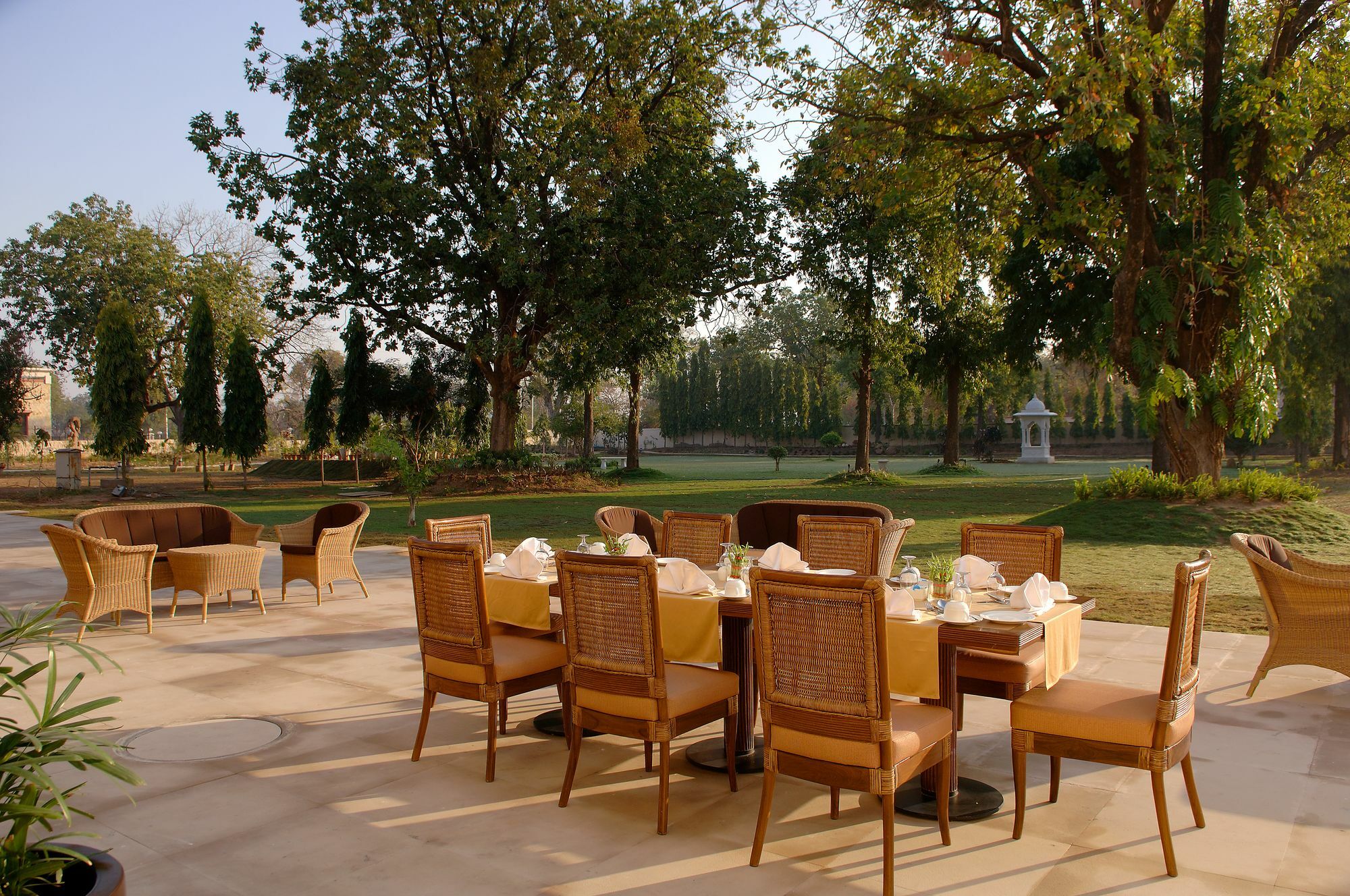 Hotel The Lalit Temple View à Khajurāho Restaurant photo